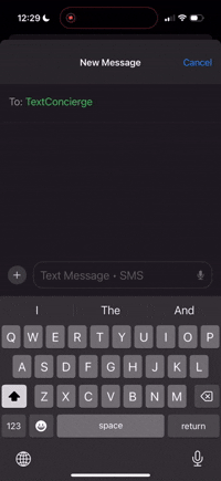 TextConcierge SMS Demo